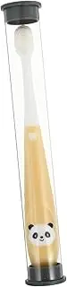 HOMOCONO Supple Manual Brush Teeth Cleaning Brush Bucket Storage for 2-12 Year Fine Hair Portable Sturdy