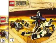 LEGO New Instruction 7326 Pharoah's Quest Rise of the Sphinx Manuals 1-2 Only