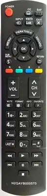 New N2QAYB000570 Replaced Remote for Panasonic 2011 Plasma LCD TV TC-32LX34