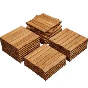 Deck Tiles Wood Flooring Interlocking Balcony Patio Paver Indoor Outdoor Blacony
