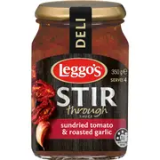 Leggo's Stir Through Sundried Tomato & Roasted Garlic Sauce 350g