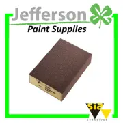 SIA 7990 Hard Sanding Sponge Block Fine Hard Abrasive Coated 4 Sides - Pkt 10