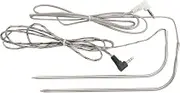 Direct Igniter Meat Probe Replacement (2 Pack) for Traegers with Pro Controller, Fits Pro Controller, 3.5mm Plug, Stainless Steel, Up to 500°F, 4 Ft Wire, Does Not Fit Timberline or Ironwood