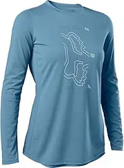 [Fox Racing] Racing Women's Standard Ranger DRI Release Long Sleeve Mountain Biking Jersey
