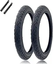 700x35/700x38/700x42/700x45/700x50C Pair Road Bike Tire with 2 Levers | Extra Nylon Puncture Protection Bicycle Replacement Accessories | Compatible with Mountain City Commuter Bikes