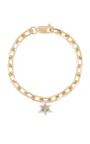 [Bernard James] Flora Maxi 14k White Gold Bracelet
