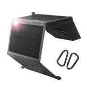 [EU/USA Direct] Foursun 12V 21W Portable Solar Panel with USB Type-C Fast Charging Charger Foldable for Hiking Camping M