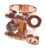 Bullseye Bullseye ligature Bulls EX Mayer rubber Alto pink gold plate BLEXPGP-M