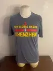NBA Charlotte Hornets #15 Kemba Walker Shenzhen Global Games Shirt Gray Medium