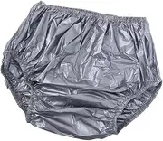 Adult Diaper Cover Incontinence Underwear for Elderly Practical Durability Convenient to Put on and Take Off Leakproof, Gray, S