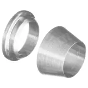 304 Stainless Steel Compression Fitting Ferrule Sleeve 1/4“ 3/8" 1/2" Tube OD...