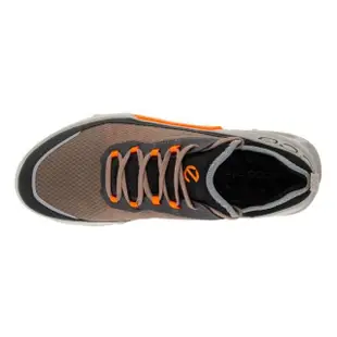 【ecco】BIOM 2.1 X COUNTRY M 健步2.1輕盈戶外跑步運動鞋 男鞋(黑色/墨粉色/月石灰 82280460268)