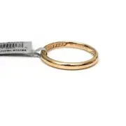 New DAVID YURMAN Men's 3mm DY Classic Band Ring in 18K Yellow Gold Size 10