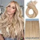 Skin Weft Tape In Russian Human Hair Extensions Thick Remy Hair Ombre FULL HEAD