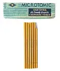 7 Vintage Microtomic Van Dyke Hi Density Graphite Eberhard Faber Pencils 5H 6H