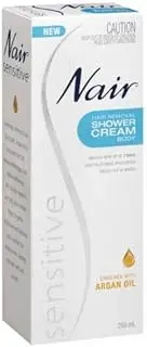 3 PACK OF Nair Sensitive Hair Removal Body Shower Cream 200ml