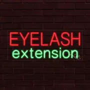 NEW "EYELASH EXTENSION" 30x12x1 INCH LED FLEX WINDOW/WALL INDOOR SIGN 31043