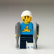 NEW Clumsy Guy - CMF Series 15 - 71011 (col15-4) LEGO® Minifigure Crutches Cast