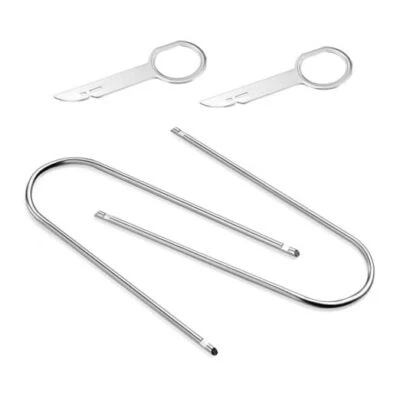 Car Radio Removal Tool Stereo Removal Pry Tool Kit Universal U-Shaped Radio