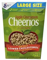 Cheerios Apple Cinnamon Whole Grain Oat Cereal 14.2 oz General Mills