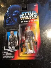 Han Solo Hoth Gear Action Figure Red Card Star Wars NIP Hasbro 1995 Wear Card