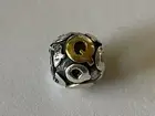 Authentic Pandora Sterling Silver Letter Charm 790298Q with 14k Gold Free Gift