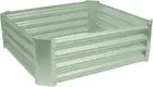Square Raised Garden Bed - 90Cm X 90Cm - Green - Galvanised Steel Planter Box fo