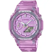 在飛比找誠品線上優惠-CASIO 卡西歐 G-SHOCK 女錶 八角農家橡樹 半透