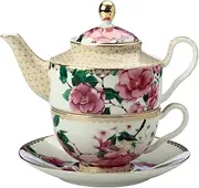 Maxwell & Williams Teas & C's Silk Road Tea for One with Infuser 380ML White Gift Boxed