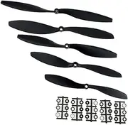 5 Pairs FT Propellers Carbon Nylon Black CW CCW 8045 9047 1045 1147 1245 RC Quadcopter Drone Accessories Propeller(1045)