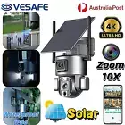 VESAFE Solar Security Camera App Wireless Home Cam Network Monitor WiFi HD 4K AU