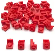 Lego 50 New Red Brackets 1 x 1 - 1 x 1 Inverted Parts