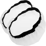 HOMSFOU 2pcs Flash Light Cover Photography Lamp Cloth Light Shade Gentle Lampshade Photo Lampshade Cloth Lampshades Lamp Shades Strobe Light Socks Diffuser Sock Diffuser Light Fabric White