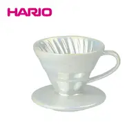 在飛比找PChome24h購物優惠-HARIO V60鈦白珠光濾杯 VDC-01-WO-TW