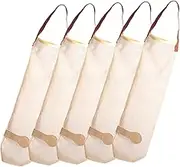 VINTORKY 5Pcs Hanging Mesh Storage Bags Reusable Produce Bags for Fruits Vegetables Breathable and Lightweight Kitchen Organizers for Home Travel and Grocery Shopping