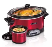 Hamilton Beach Stay or Go 33478 Programmable Slow Cooker - Red