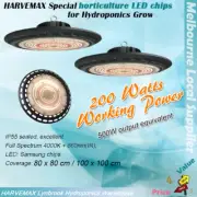 Hydroponics HARVEMAX 200W Full Spectrum UFO LED Grow Light Samsung LED Chip