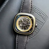 在飛比找PChome24h購物優惠-SEVENFRIDAY T系列 自動上鍊機械錶-經典黑金/4