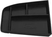 PZNGNKELPT Car Central Console Armrest Storage Box Stowing Tidying Organizers Tray Black Compatible with Ford Compatible with Mustang Compatible with Mach-E 2021 2022 Glove Box