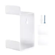 Controller Holder Dual Controller & Headphone Wall Mount Holder, White