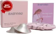 The Original Silver Nursing Cups, 925 Silver Nipple Shields for Breastfeeding, N