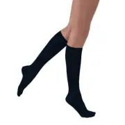 121510 - Jobst UltraSheer 20-30 Knee High CT, Large, Midnight Navy