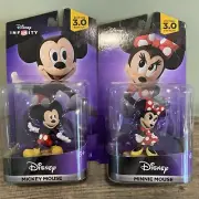 Disney Infinity 3.0 Mickey Mouse & Minnie Mouse Figures NEW! CAKE TOPPER