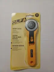 Olfa RTY-2/G 45mm Rotary Cutter NIP Sharp & Durable Cuts multiple layers