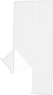 EXAOMBLE Dog Obstruct Door Zipper Screen Durable Pet Screen Door for Small Animals Easy Installation Mesh Curtain for Home Ventilation Keeps Pets Secure and Prevents Escapes