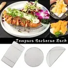 Barbecue Japanese Rectangular Semi-Circular Fried Tempura Fried Mesh Shelf Rack