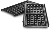 2 x Waffle Plates for use with MultiGrill Easy Contact Grill Plates