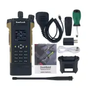HAMGEEK APX-8000 12W Dual Band Radio VHF UHF Walkie Talkie w/Handheld Microphone