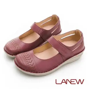 【LA NEW】飛彈手縫輕量休閒鞋 娃娃鞋(女50280202)