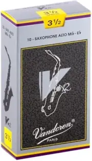 V12 Alto Saxophone Reed Box of 10, Strength 3.5